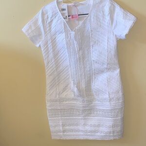 Chic White Lace Midi Dress